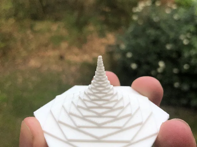 mini hexagon tower