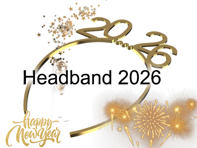 New Year Headband 2026