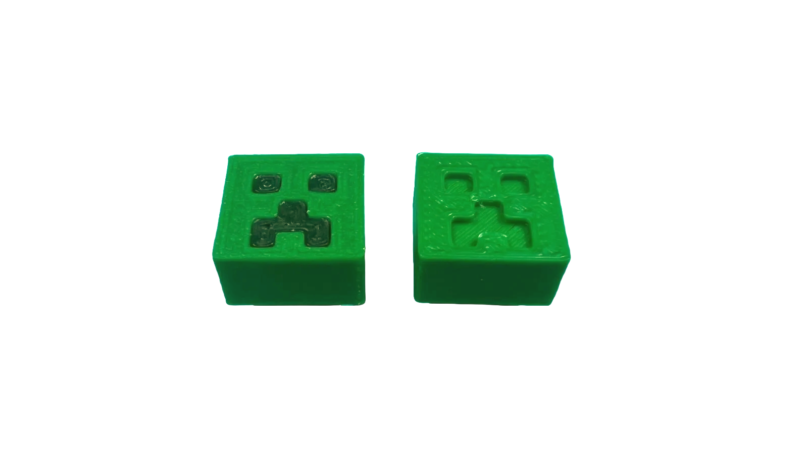 Minecraft Creeper Snap-n-Twist Jibbitz Charm for Kids' Crocs (No AMS/MMU)