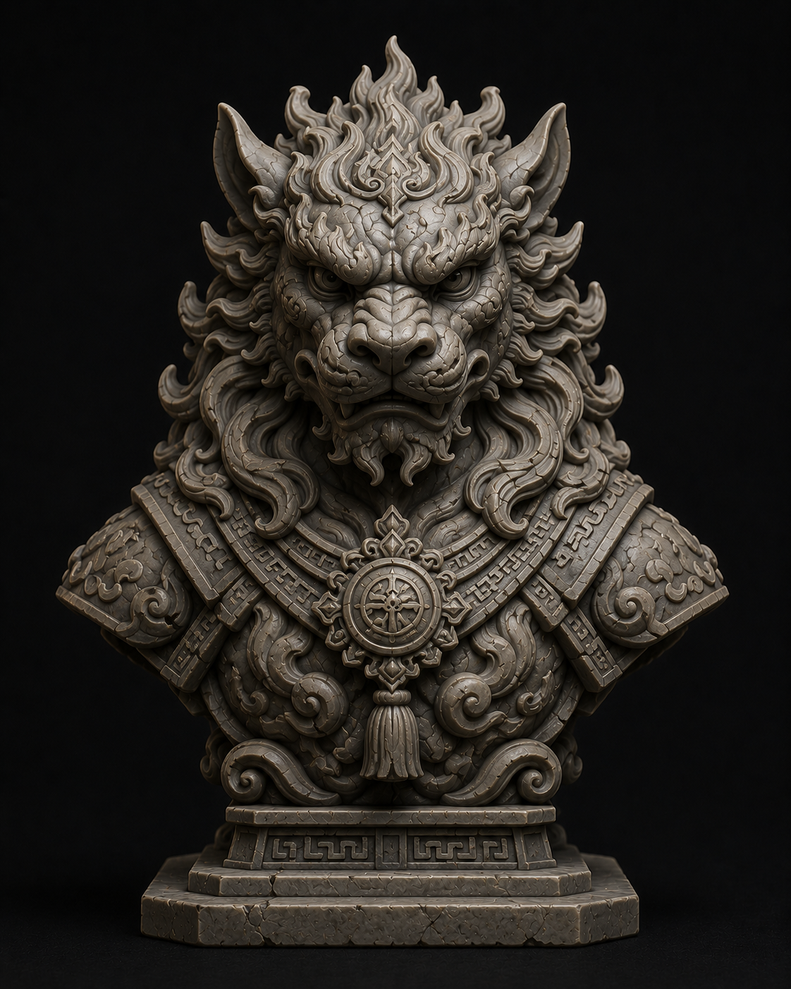Guardián Celestial – Busto STL para Impresión 3D