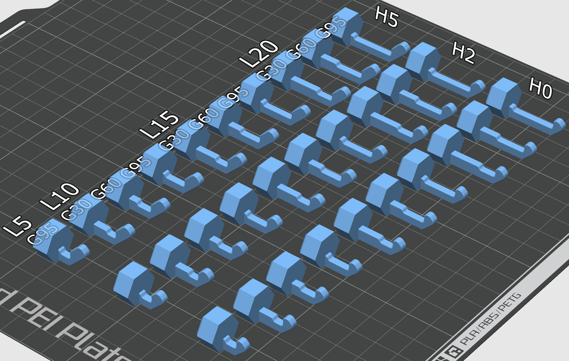Miniatura 5 do modelo 3D HSW Mini Hook, Strong, Parametric