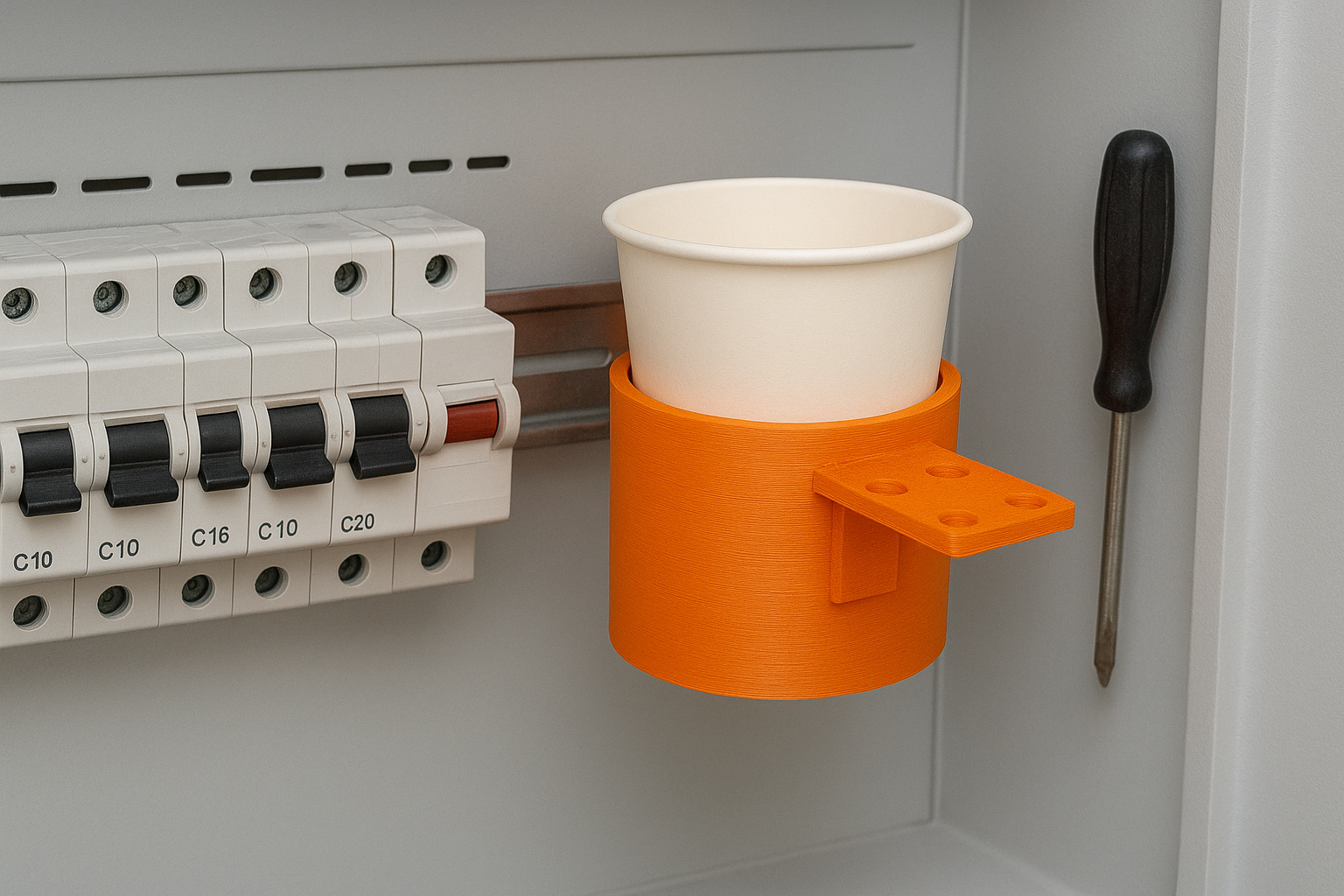 din screwdriver holder