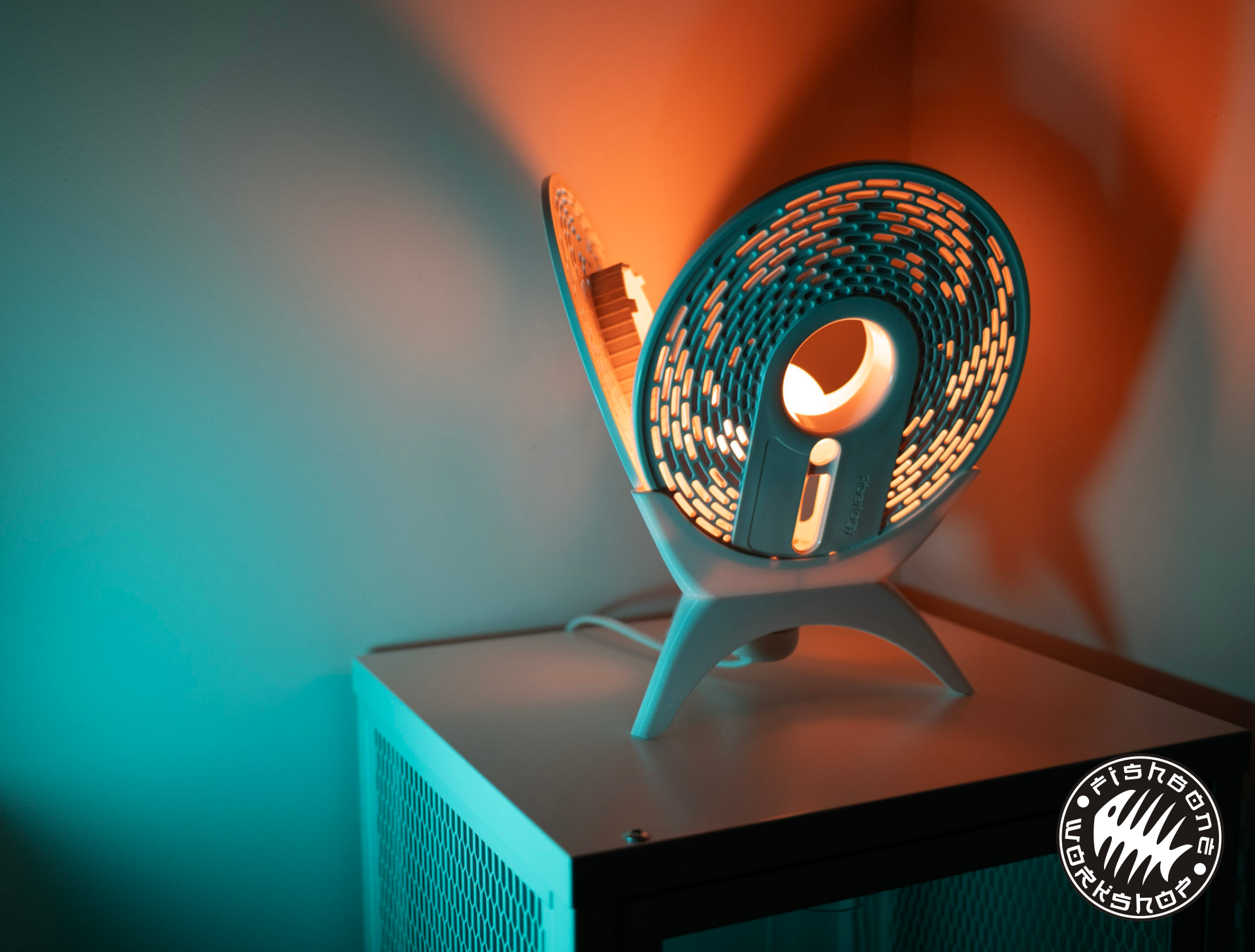 Astra Lumafloris - Lamp with upcycled Fiberlogy spools
