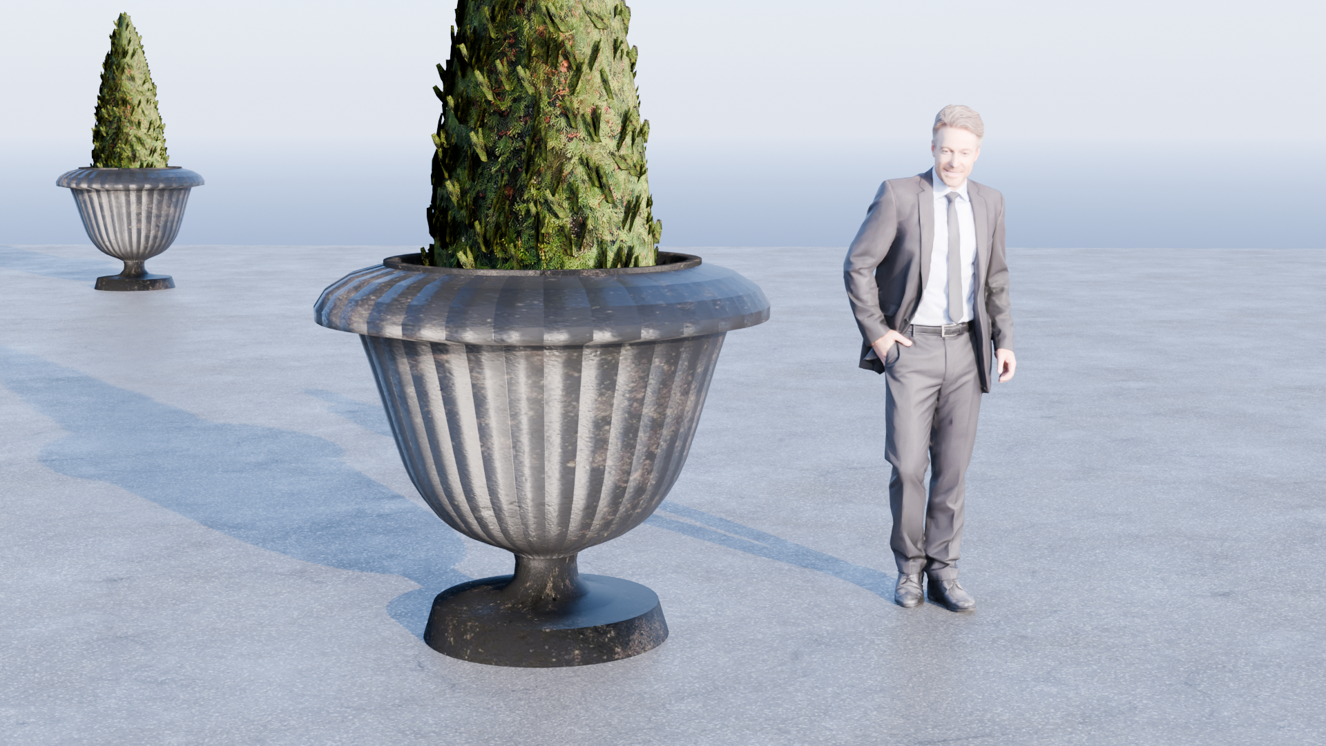 old town flower pot - big
