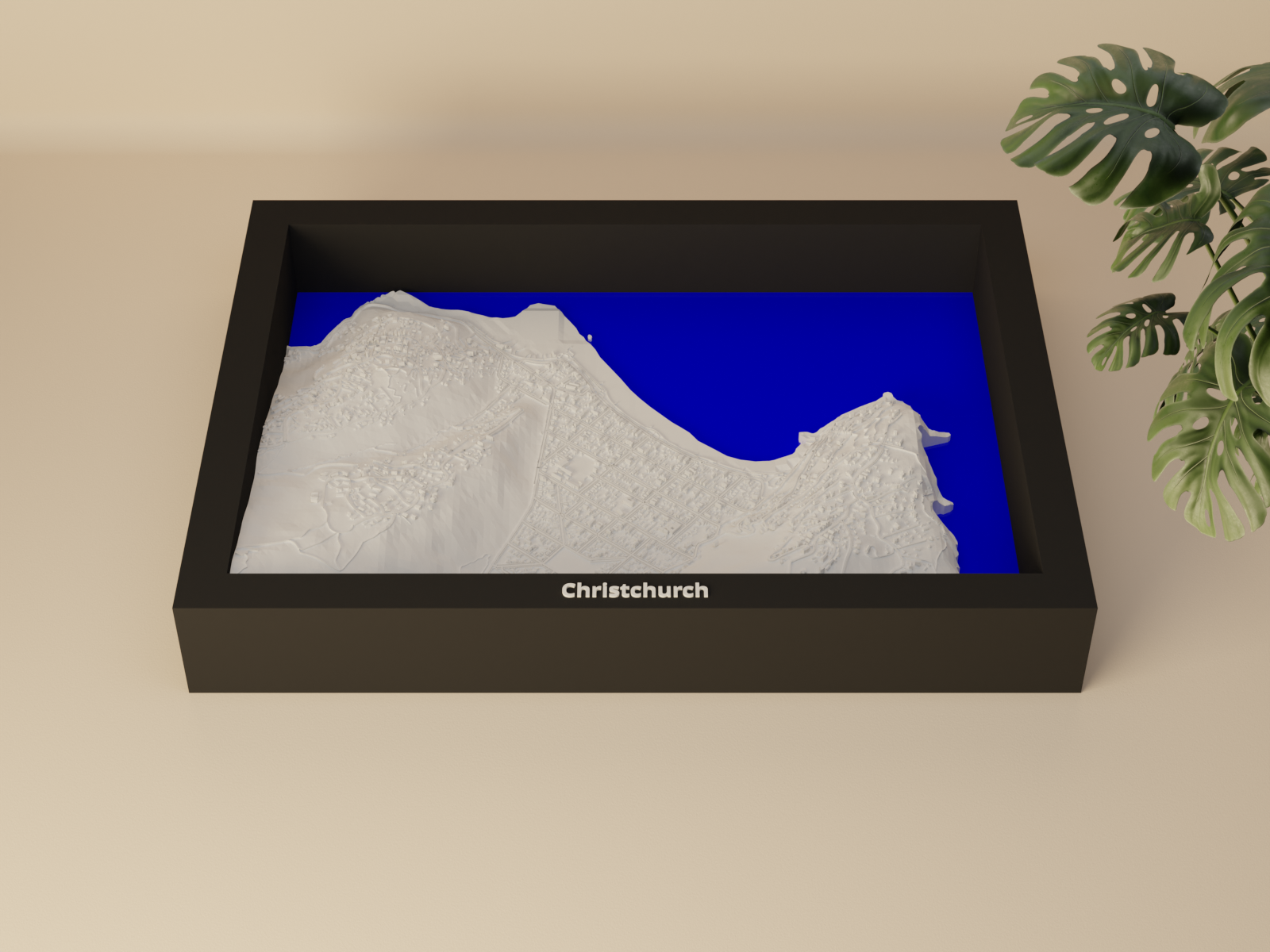 Christchurch, Sumner, New Zealand - 3D Miniature