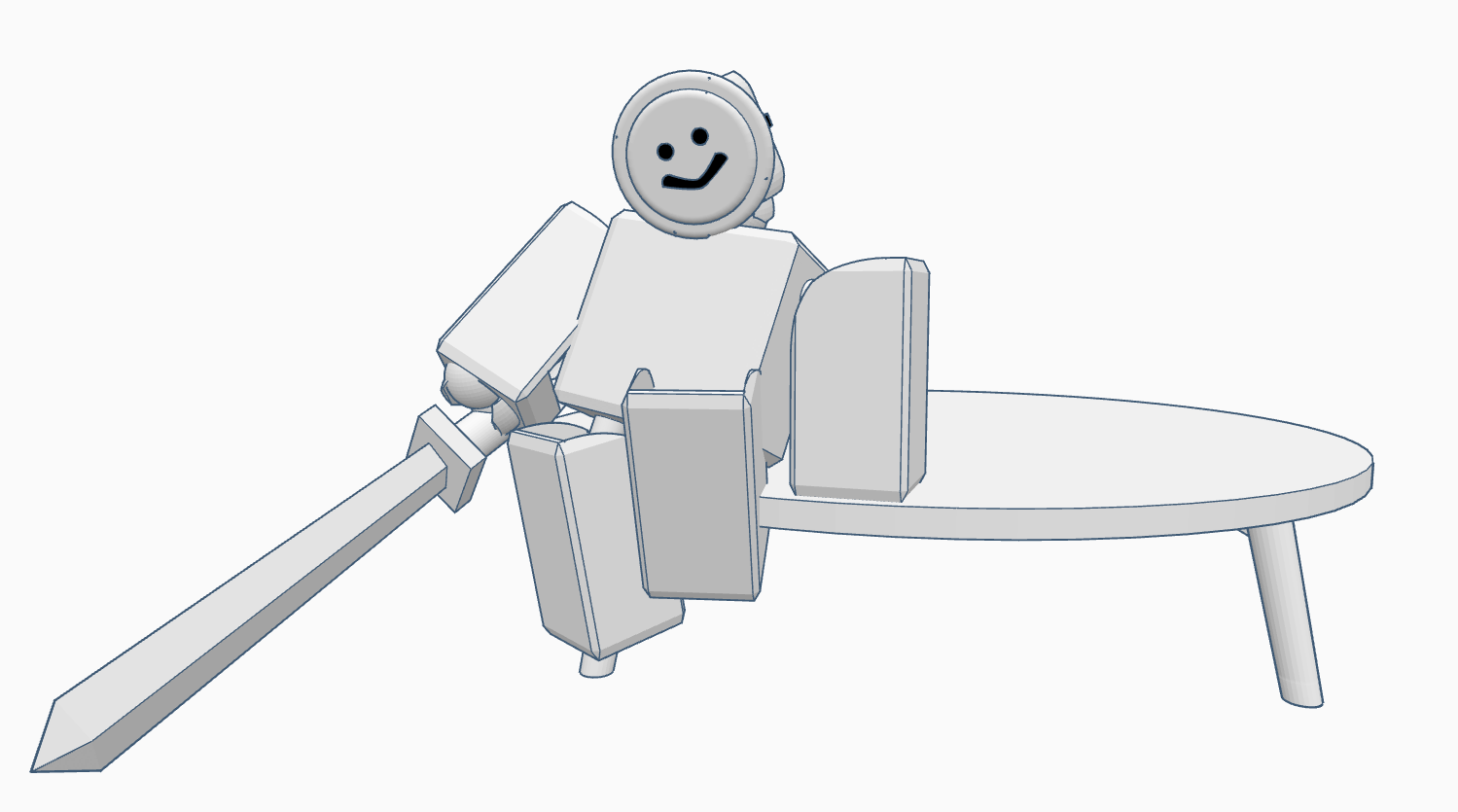 Articulated Subject_0 from Forsaken Roblox Figure