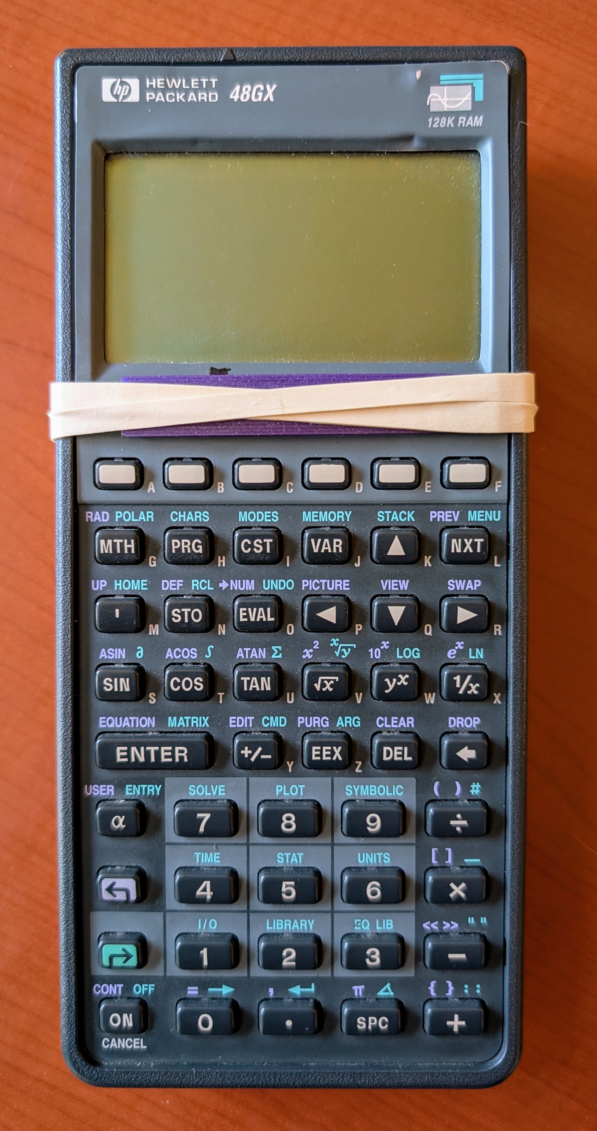 HP 48 Calculator pressure insert