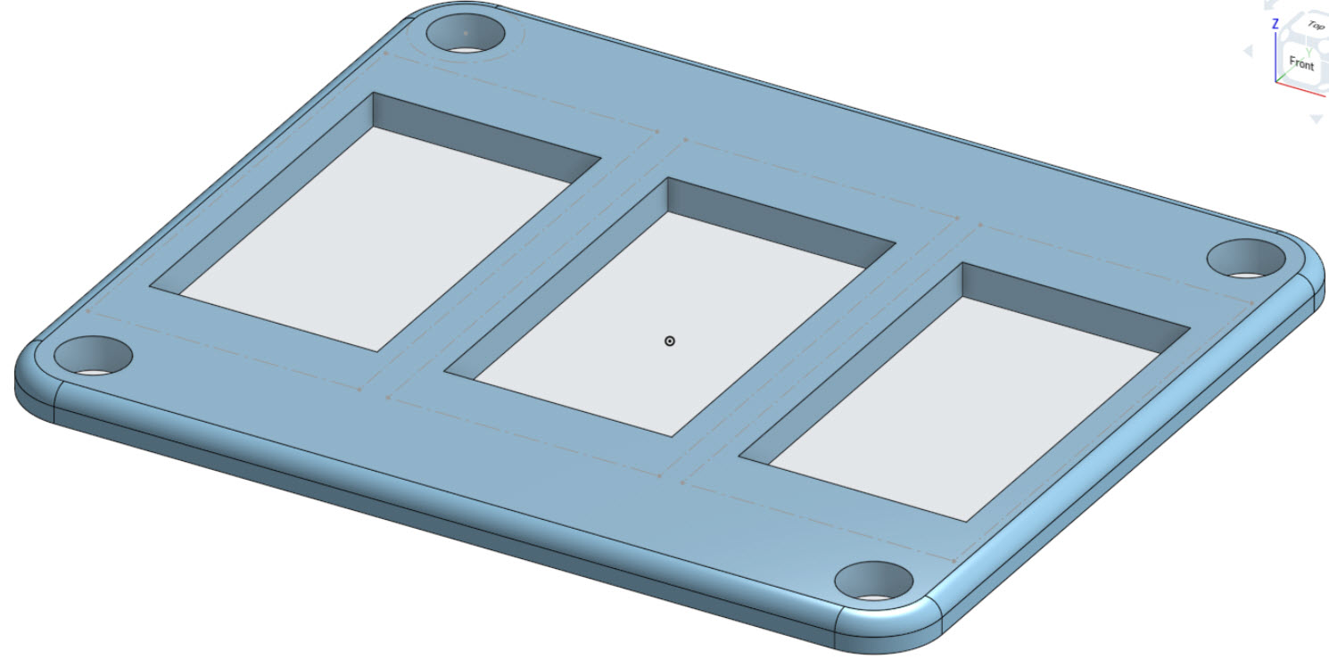 3 Gang Automotive Switch Plate