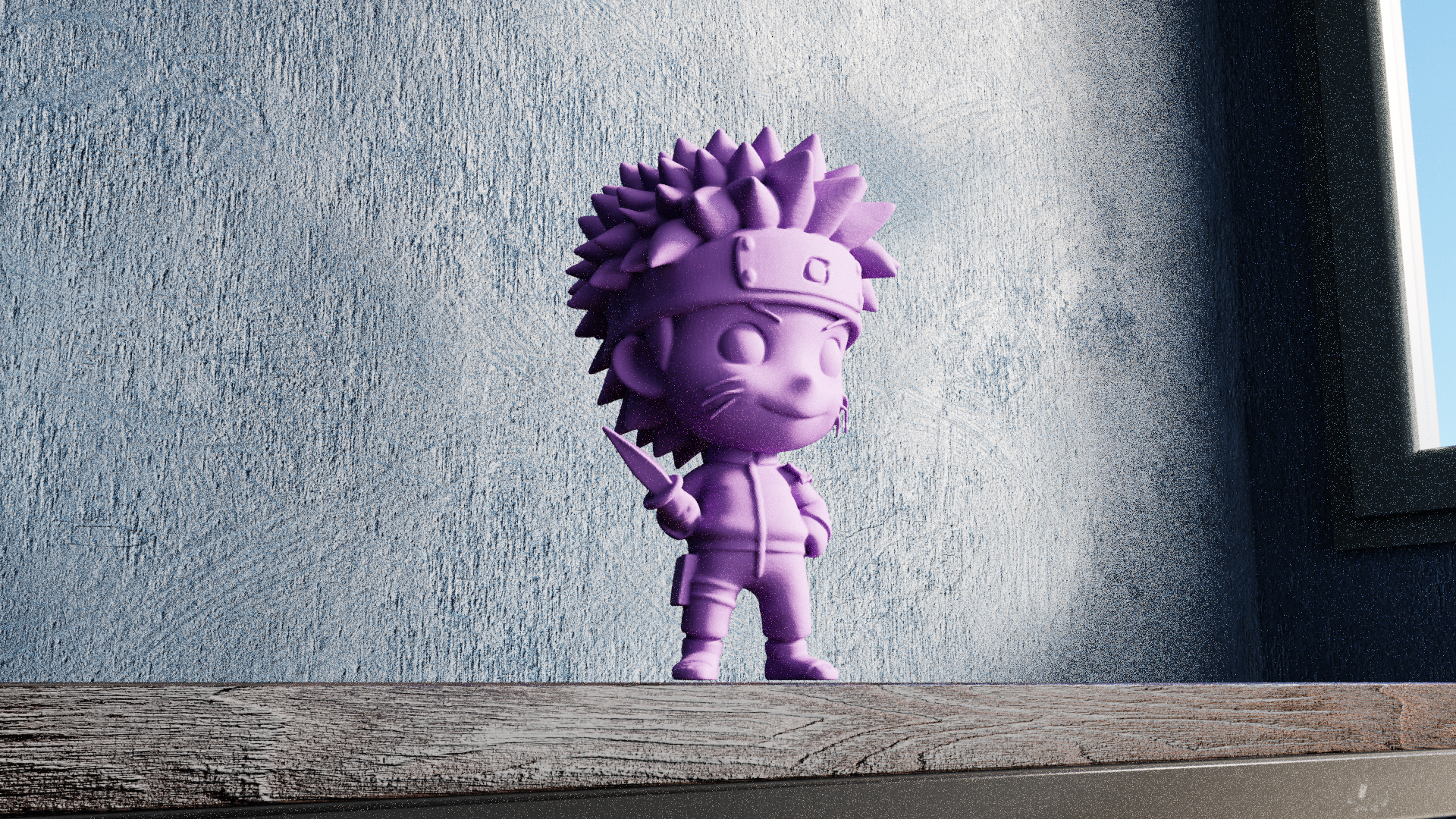 Miniatura 2 do modelo 3D Chibi Naruto