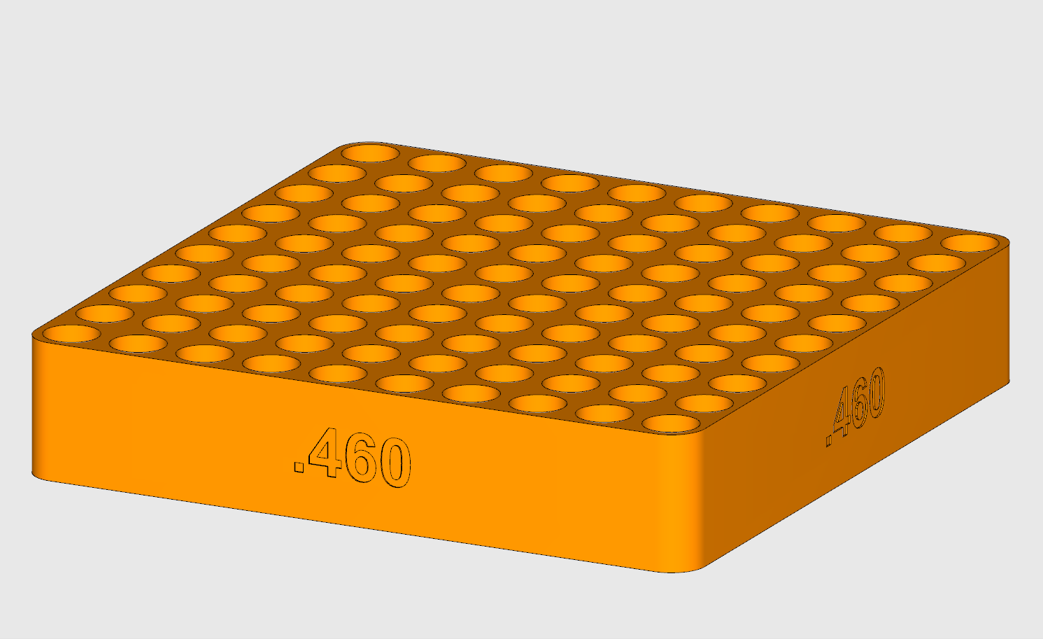 .460 S&W Mag. loading block
