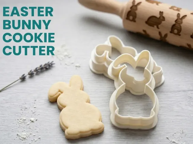 Easter Bunny Cookie Cutter - Flopped Ear