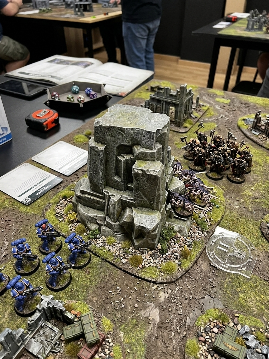 miniatura de terreno, roca para escenario nº1
