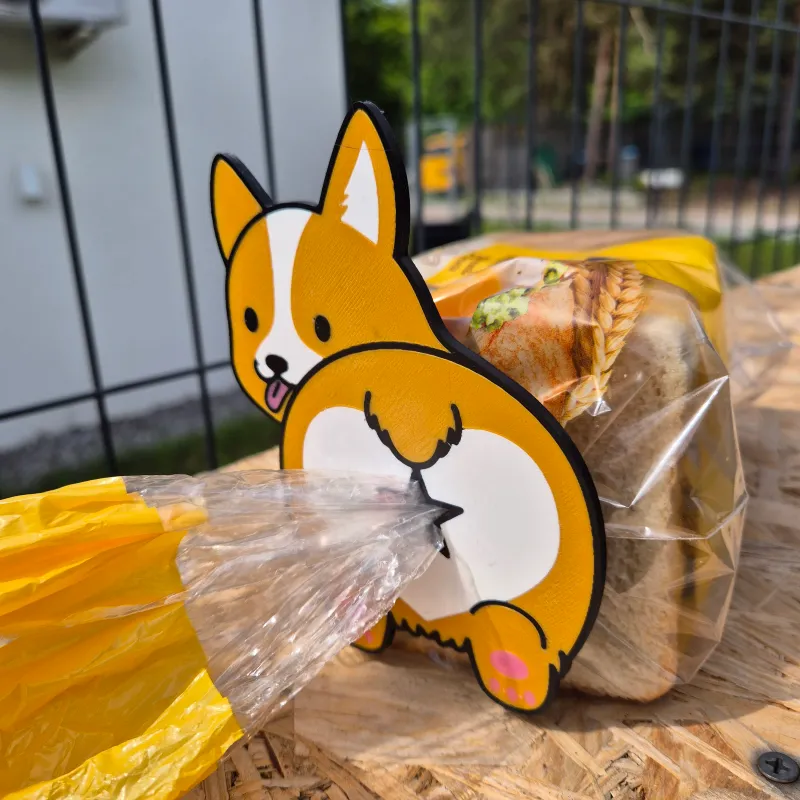 Corgi Bread Bag Clip by Sebastian Przybyłowicz | Download free STL ...