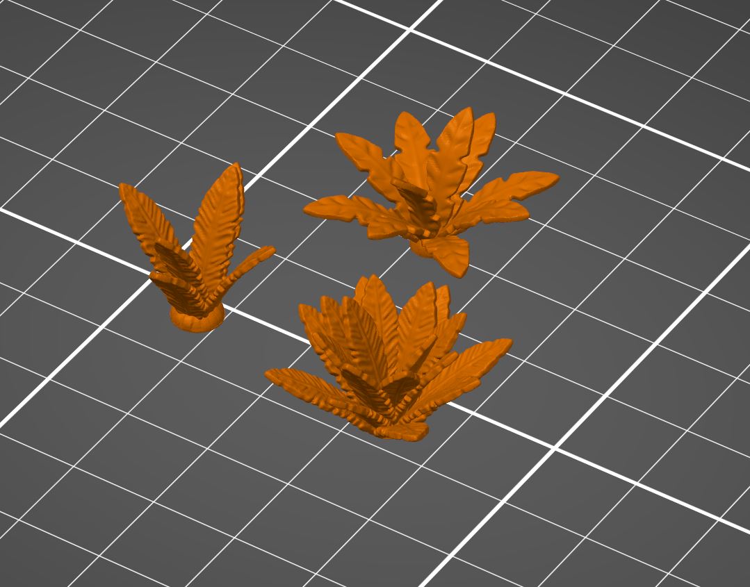 Ferns - Expansion for Clash for Eternia 3D Nature Set 3D model by Zeitgeist