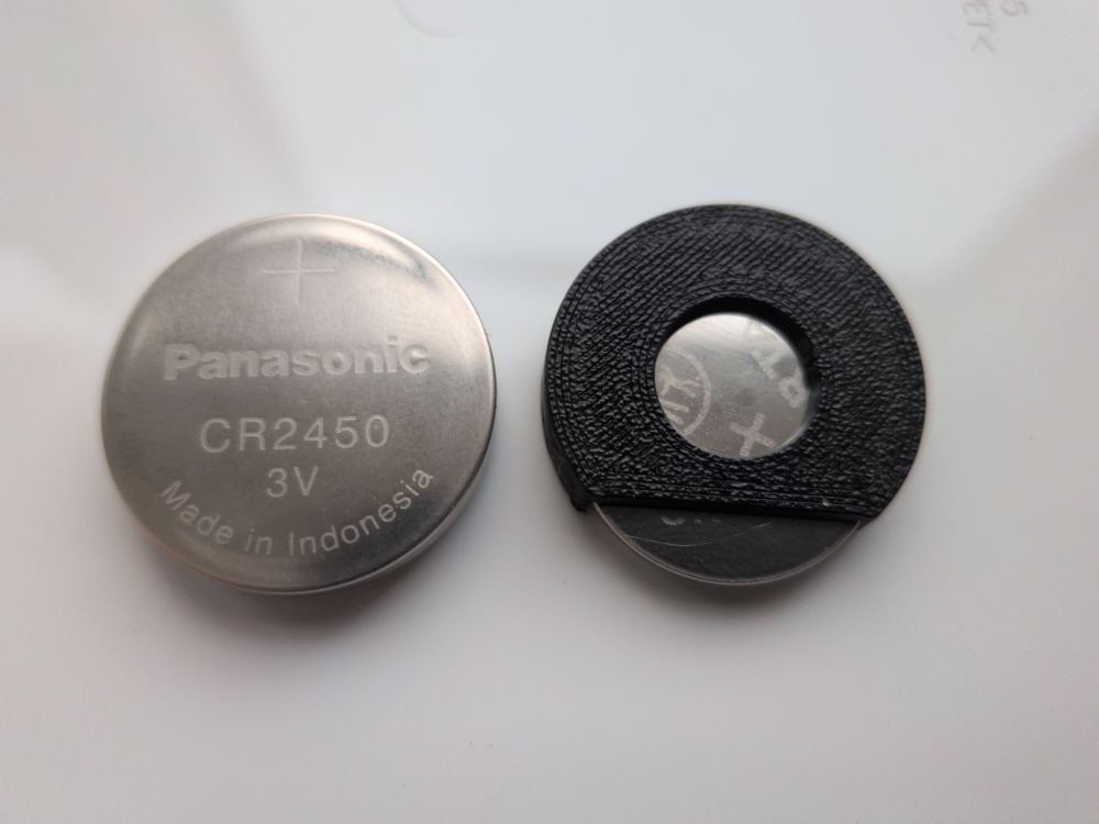 Battery adapter CR2450 to CR2032