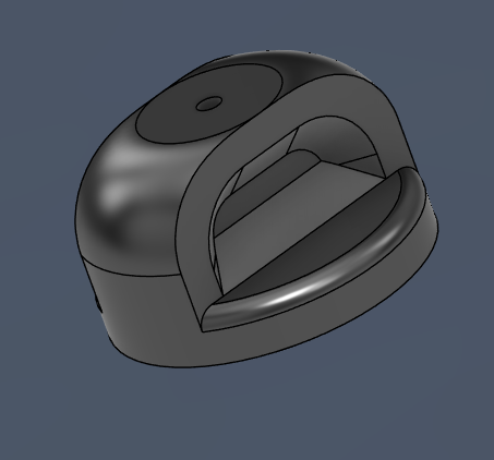 Miniatura 5 do modelo 3D TPU Earring Stud Back