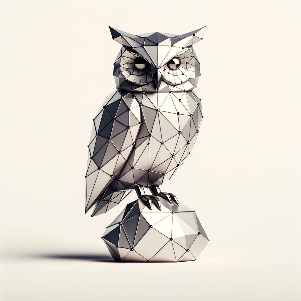 Low poly owl