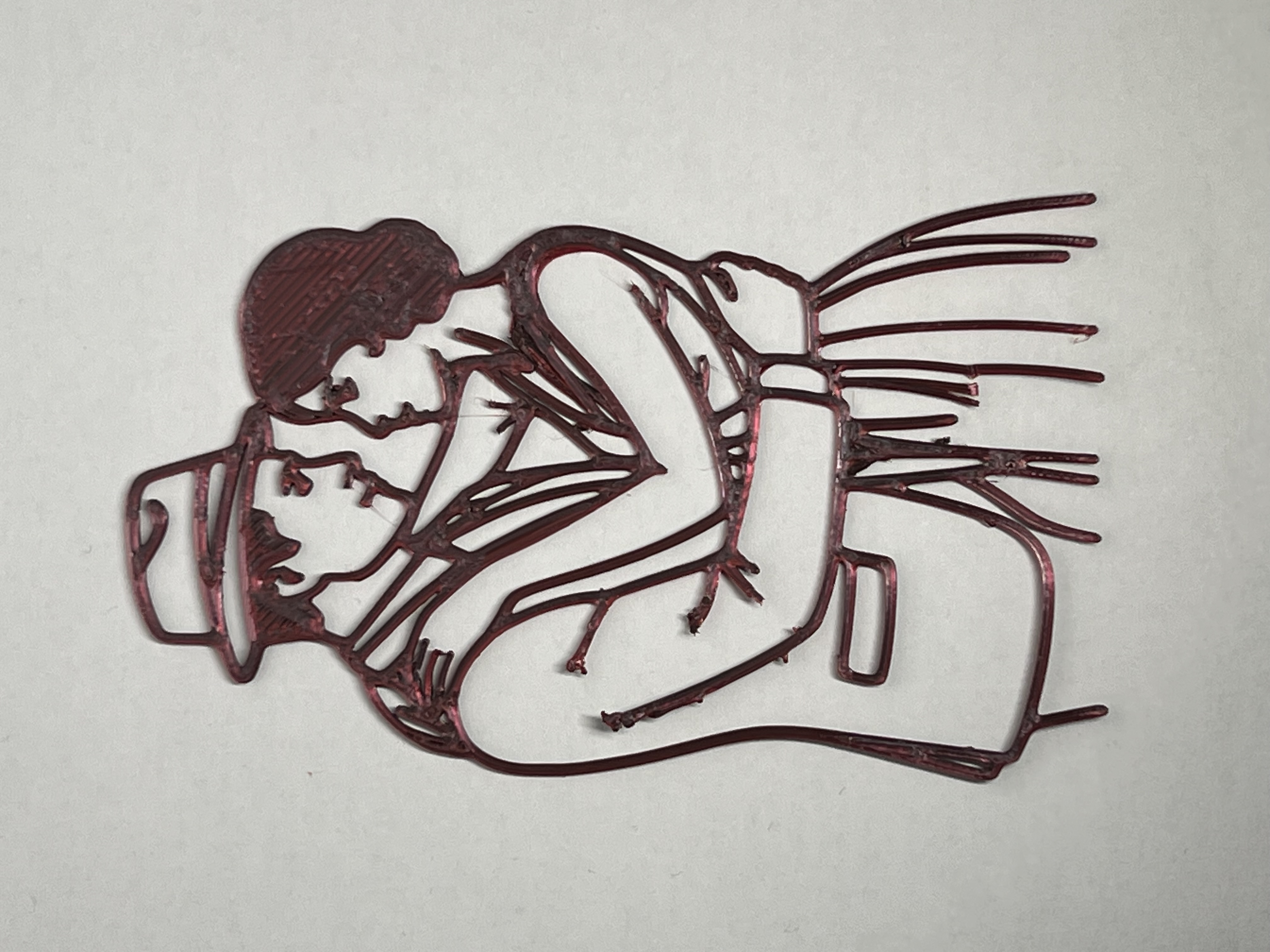 Embracing Couple Wall Art #1