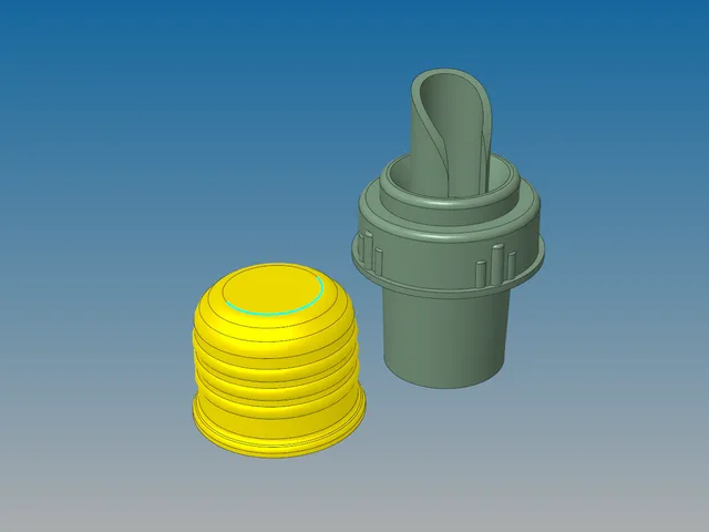 Oil dispenser designed for approx internal Diameter 19mm can/bottle.