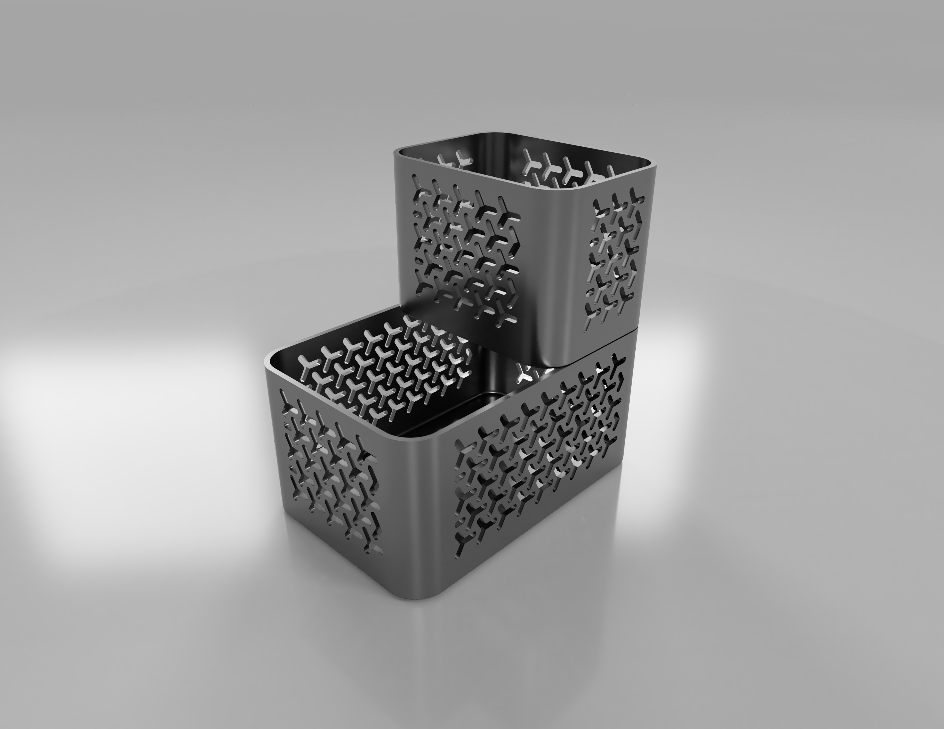 TriStar Stackable Modular Organizer – 100×75×75 mm
