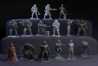 Star Wars Little Green Army Men : The Empire Side Set