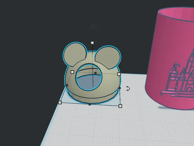 disney trash can