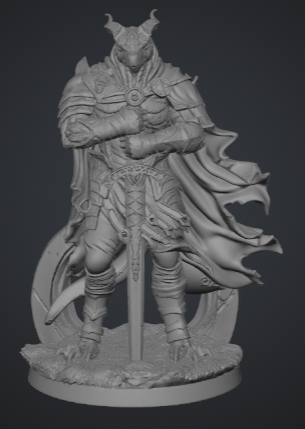D&D Dragonborn Warrior