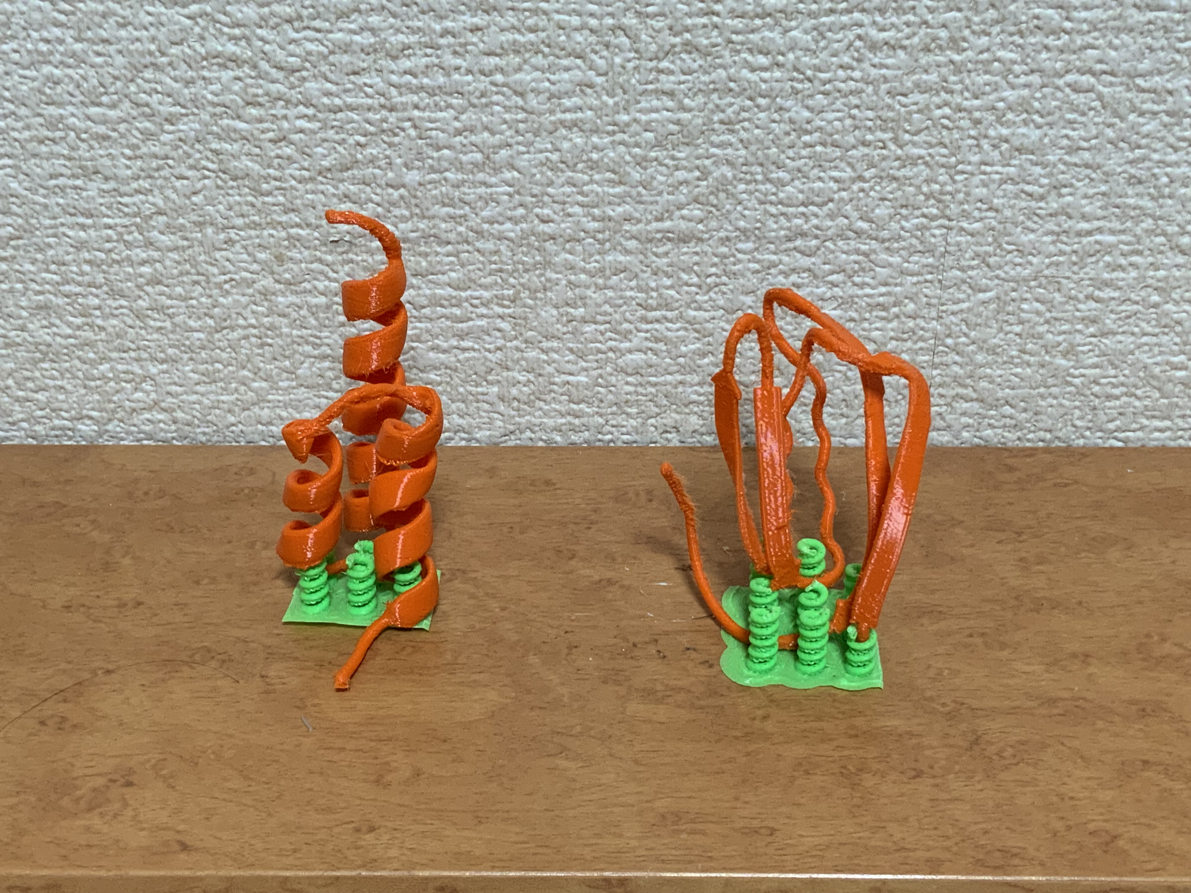 Protein(2FS1, 1ULR) - Ribbon diagram(alfa helix, beta sheet) 3D model