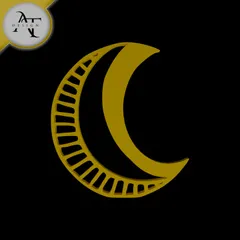 Simple Moon Symbol - 2D Art