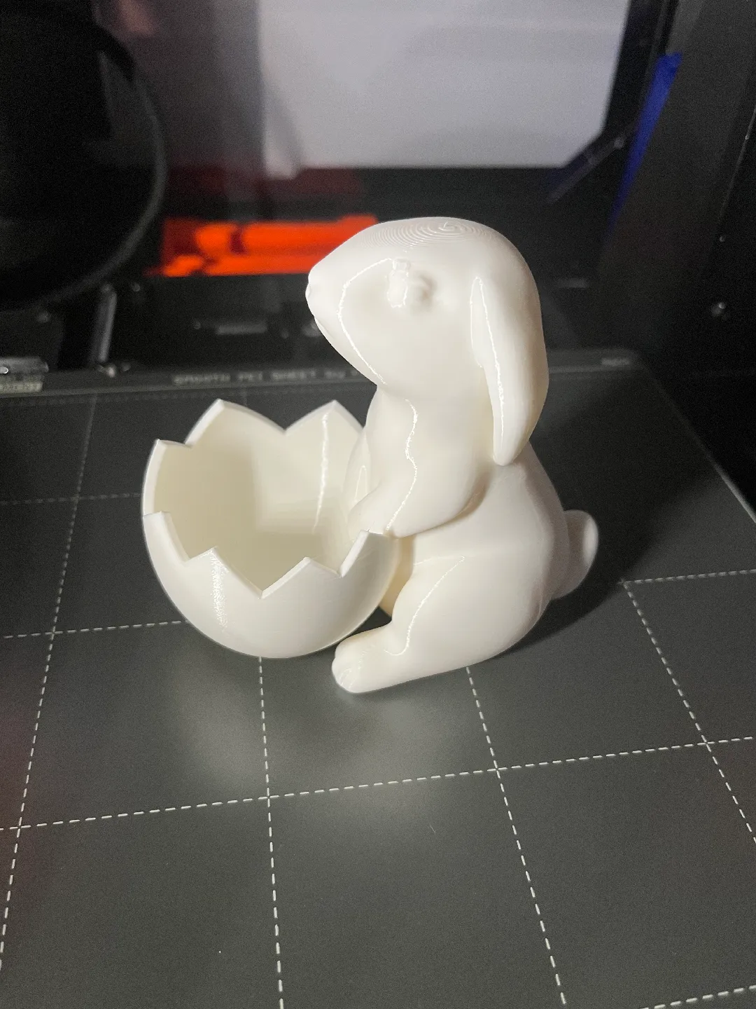 Easter Bunny with Egg No Support — miniatura 15