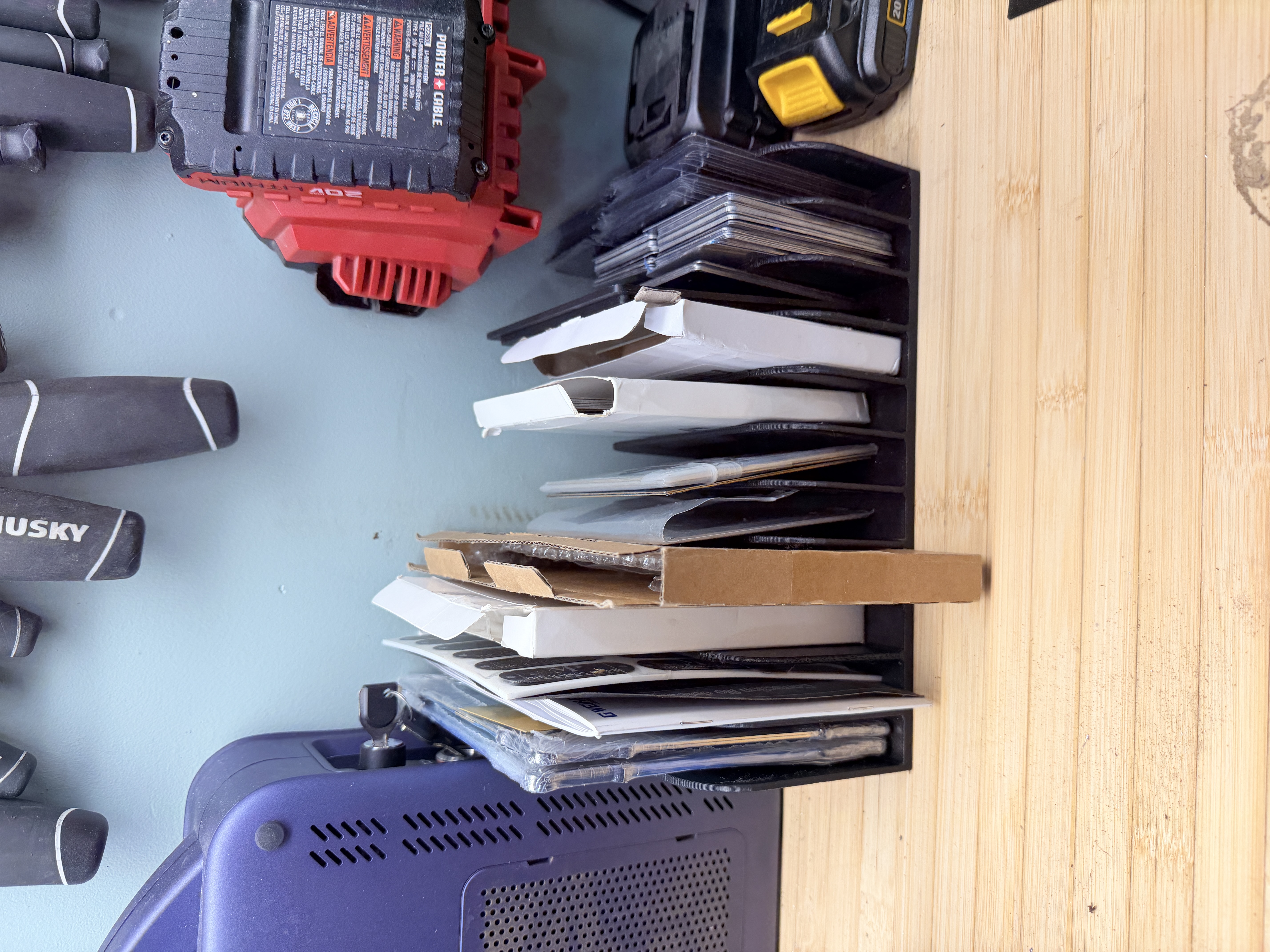Laser Stock Organizer