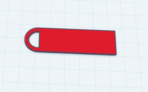Miniatura 2 do modelo 3D Customizable Keychain base