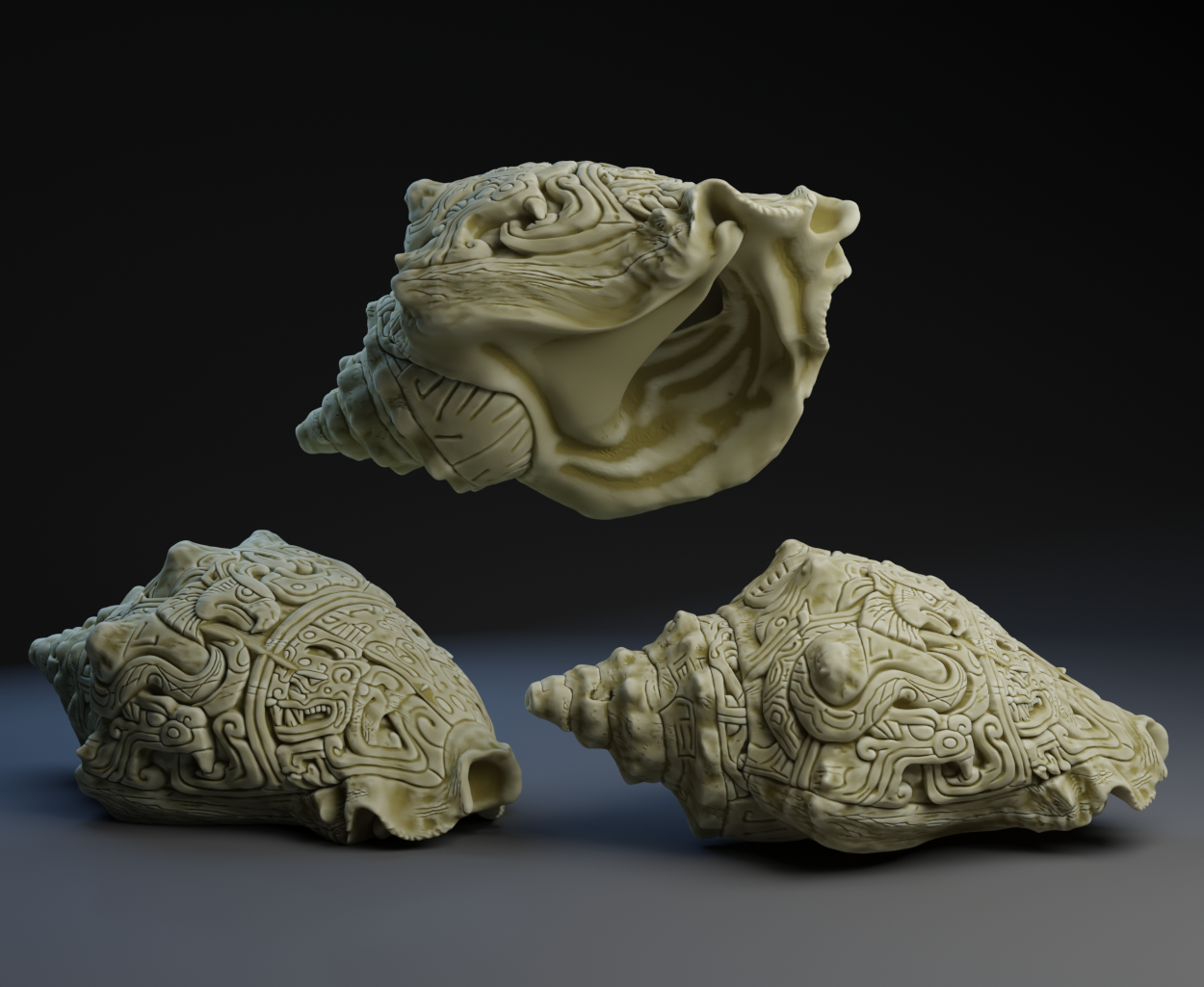 The Chavín Pututo (Carved Strombus Shell).