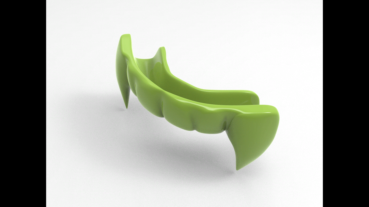 Miniatura 3 do modelo 3D Halloween Vampire Teeth