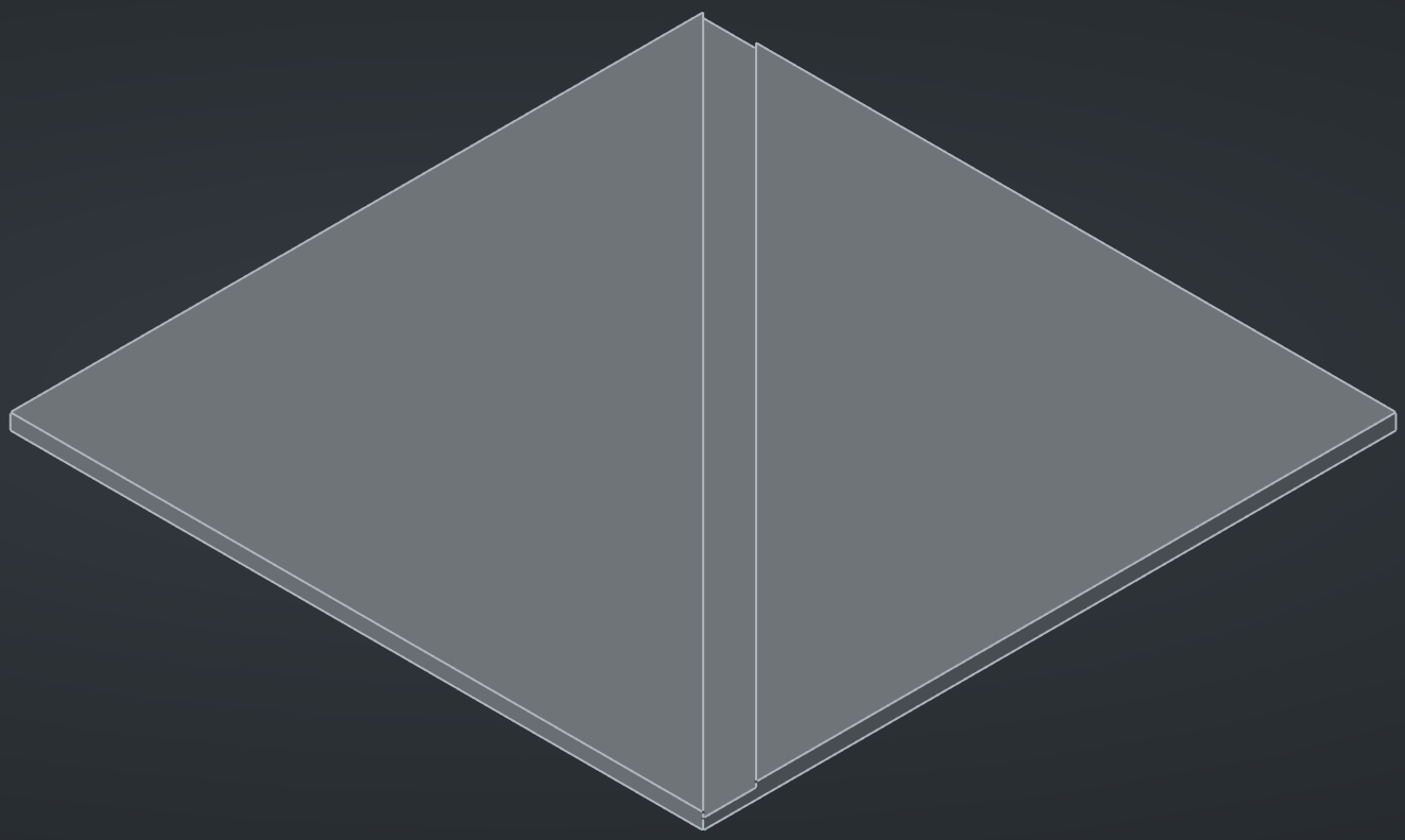 Bloc Loc - Half Square Triangle - Quilting Rulers 3D model