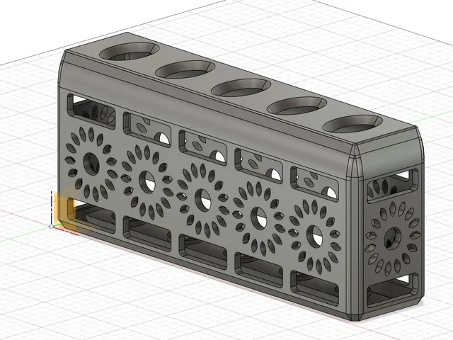 Parametric tootbrush holder