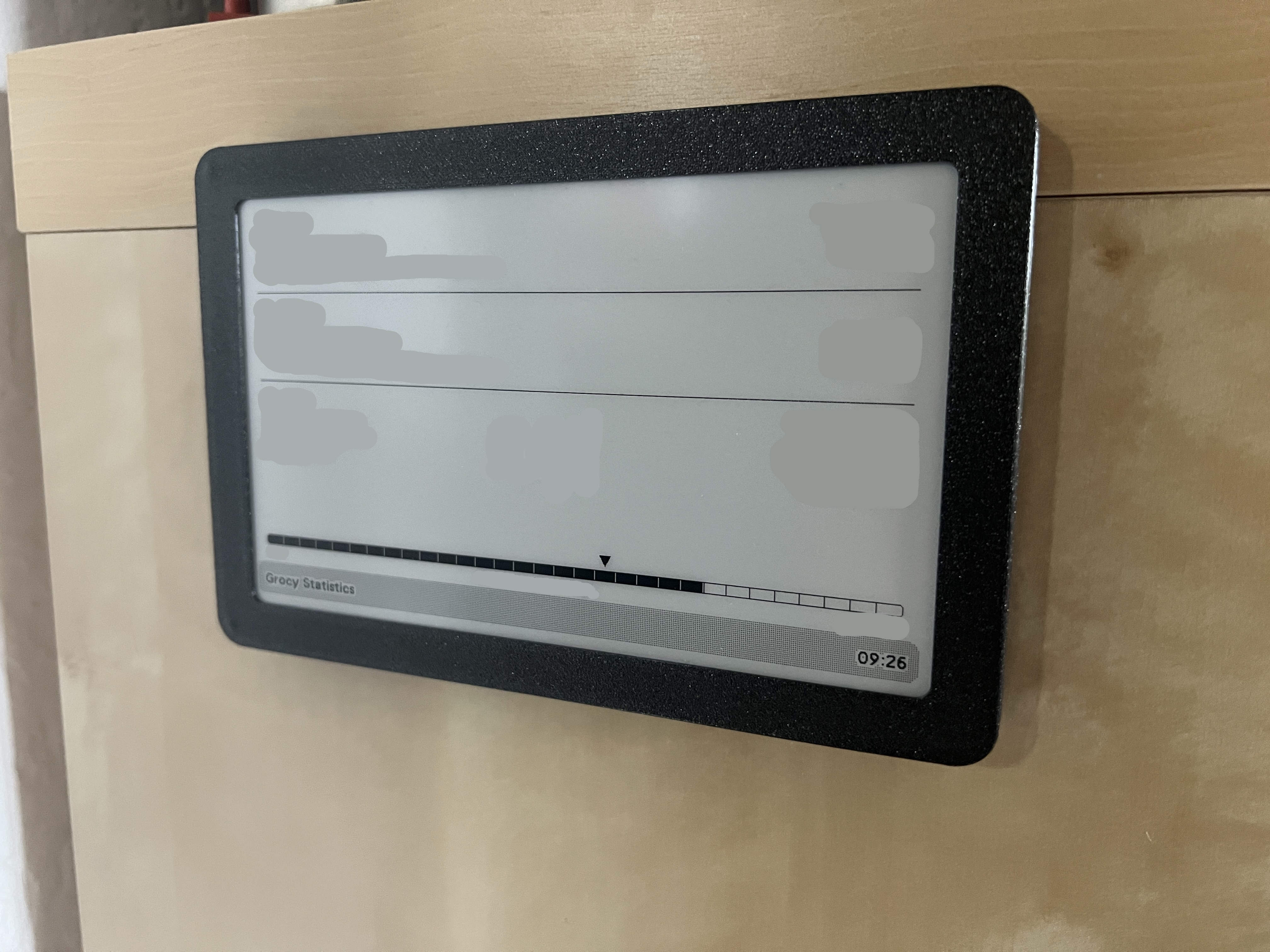 Magnetic Wall Mount for TRMNL 7.5inch(OG) DIY Case 3D model