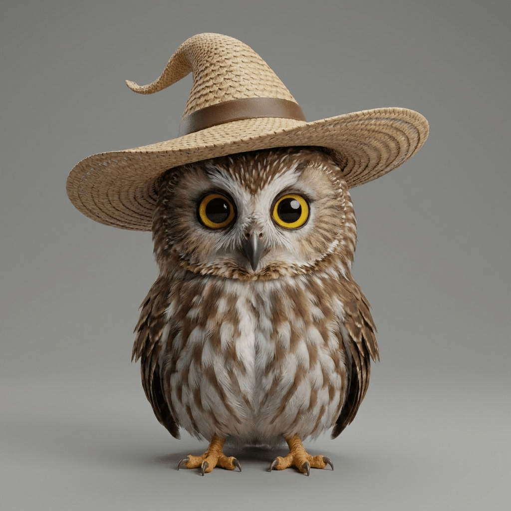Kids Art - Oliver Owl