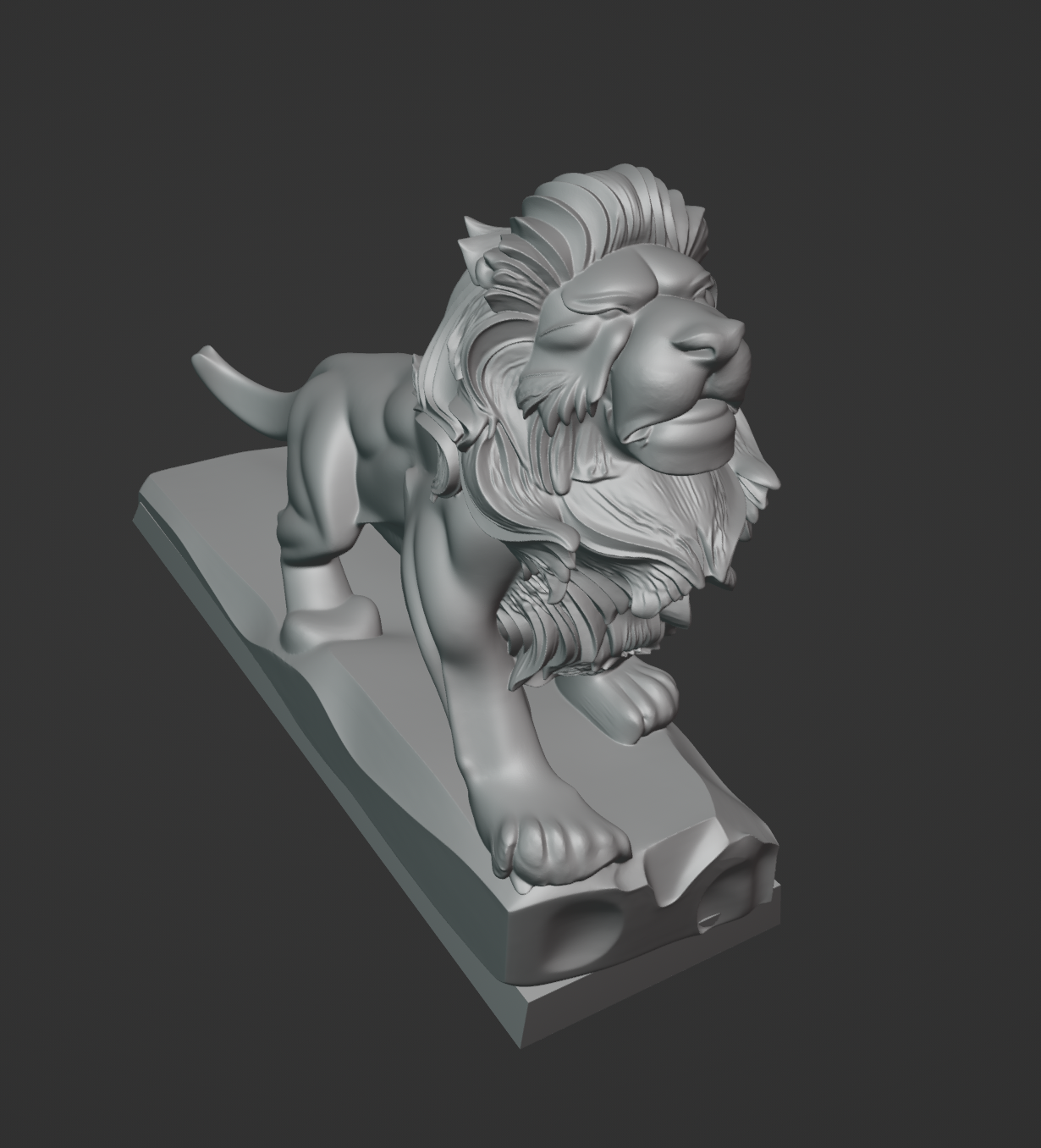 lion sculpt