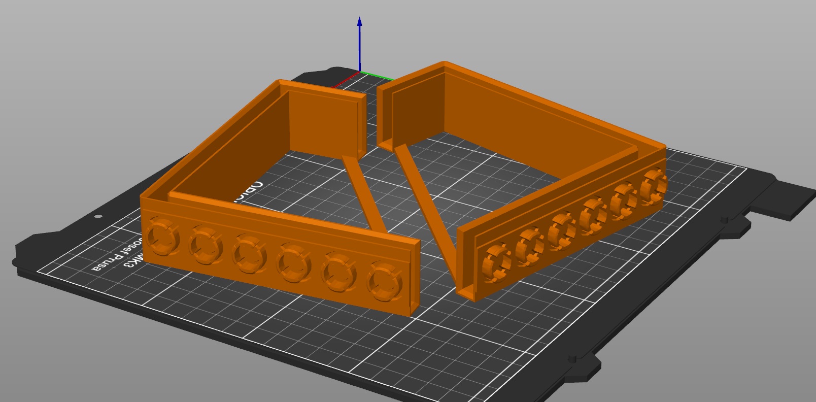 Cardboard Qube 540 shelf