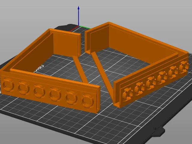Cardboard Qube 540 shelf