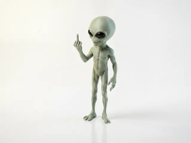 Alien Figurine Fantasy Sci-Fi Character 3D Printable