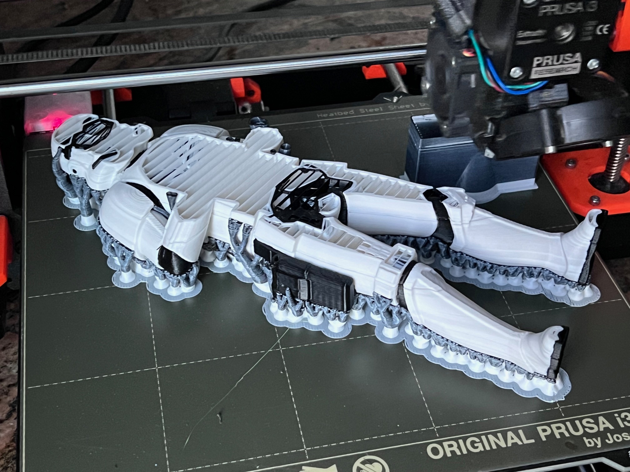 Simple Storm Trooper Model in color