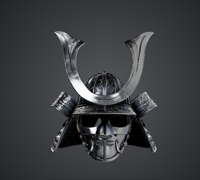 Samurai Helmet Mask – Japanese Warrior Kabuto