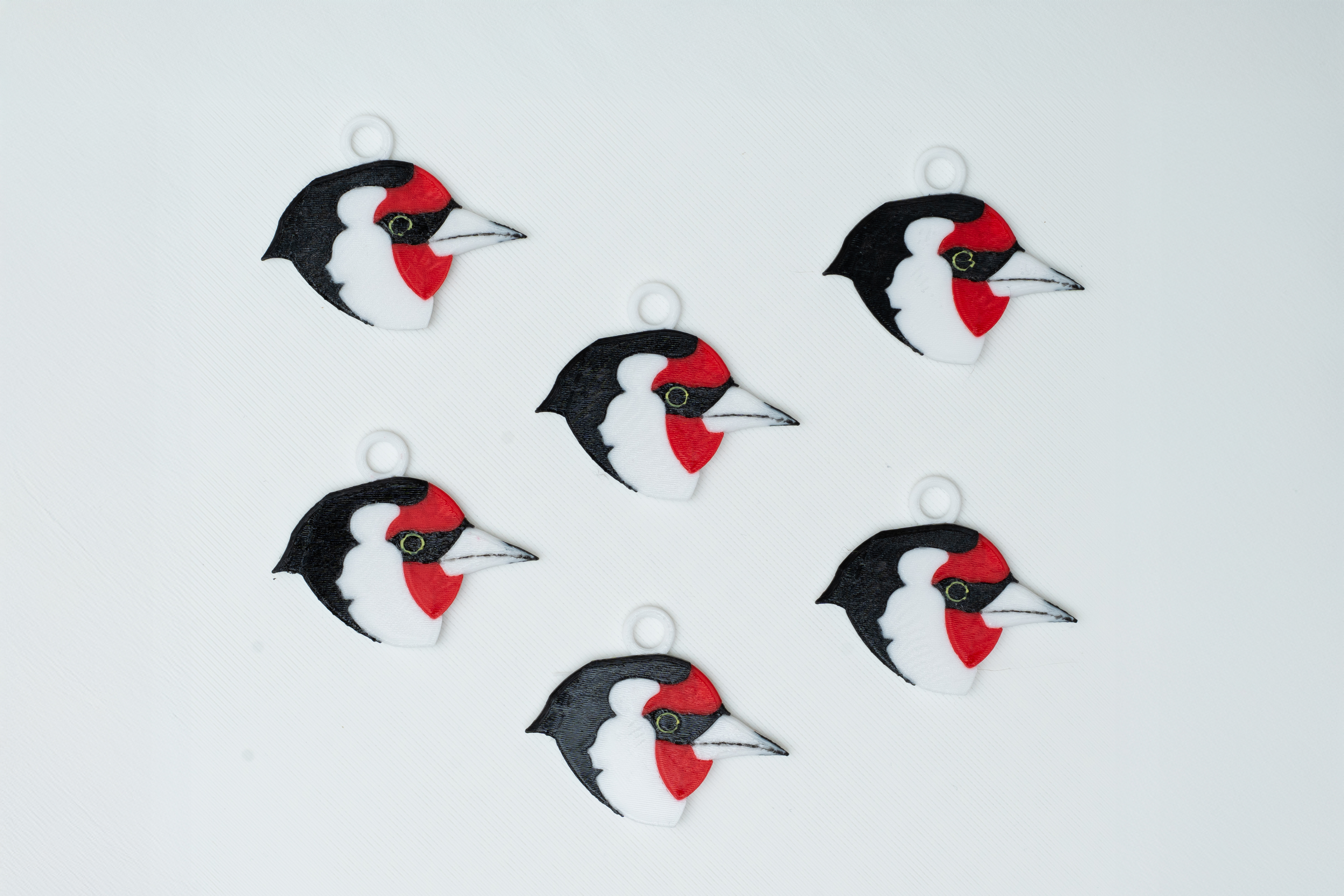 Bird model - pendant - European Goldfinch