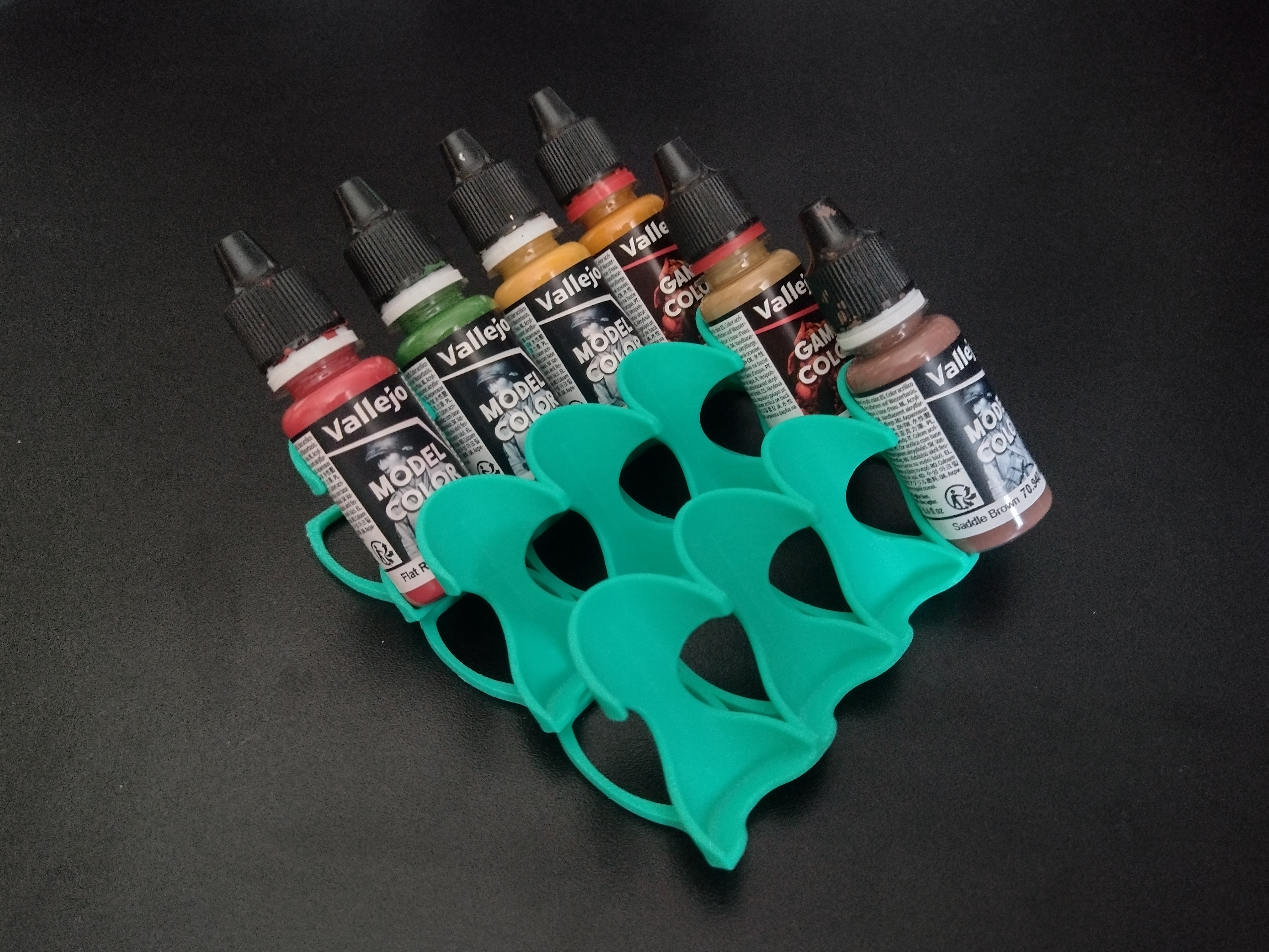 Minimal Angled Paint Holder for 17ml Bottles