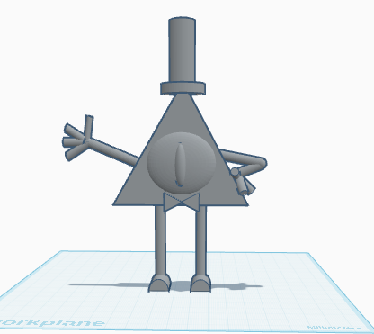 Bill Cipher Staue