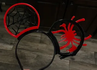 Miles Morales Spiderman Magnetic Disney Ears
