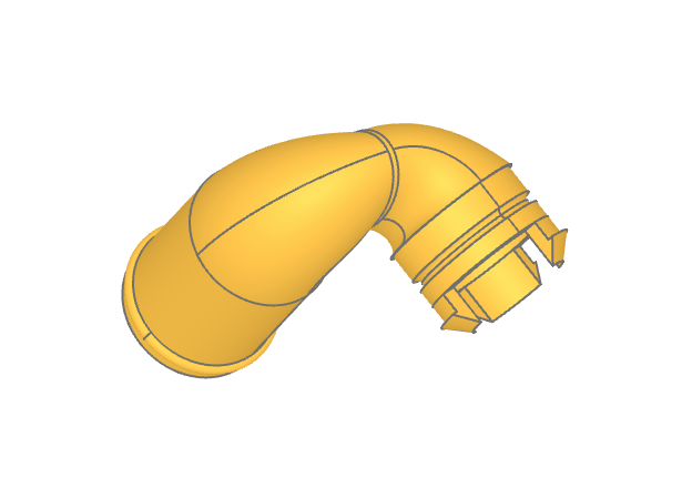 S14 plenum elbow