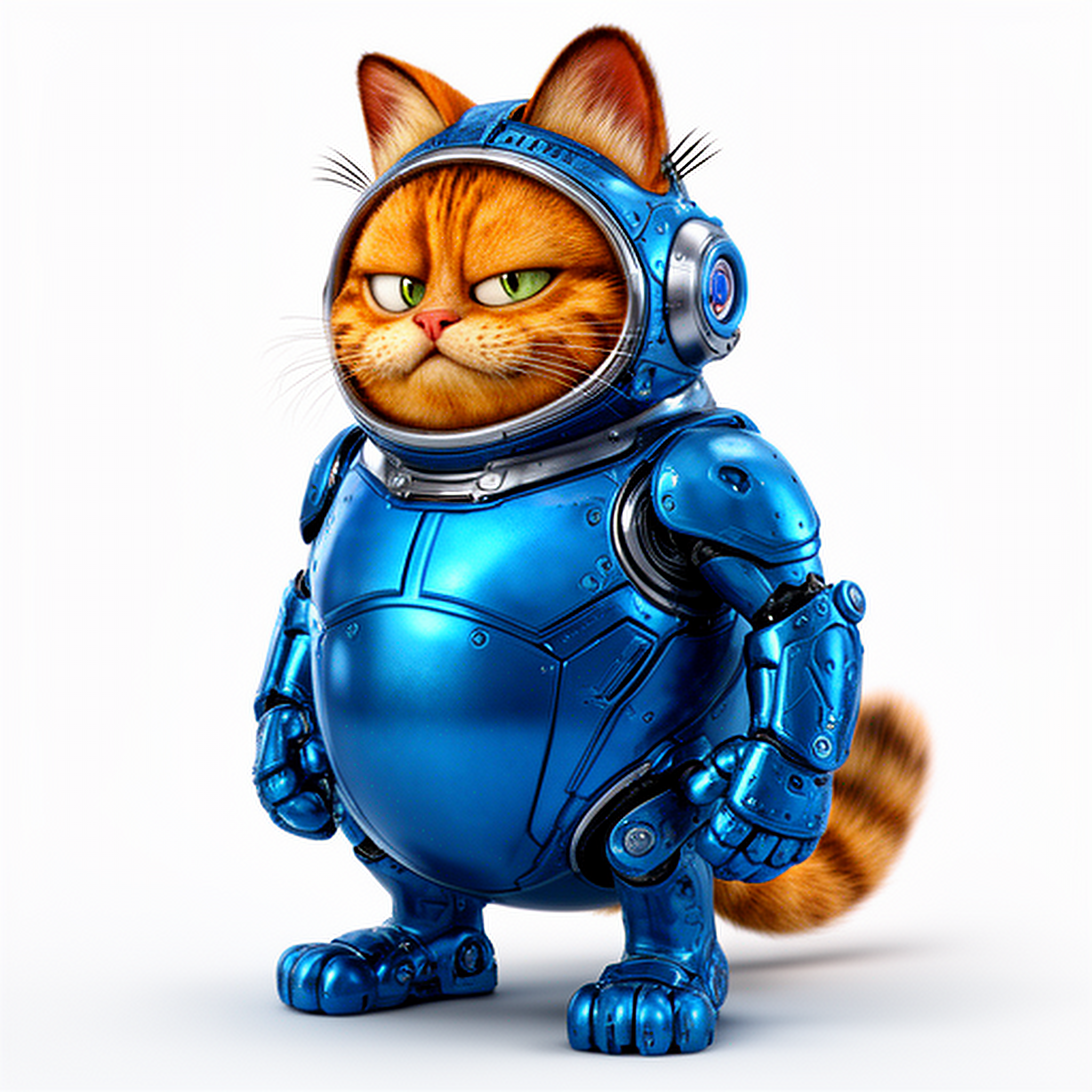 Garfield Blue Beetle Ring Figure